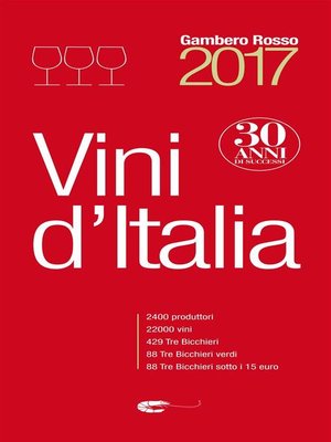 cover image of Vini d'Italia 2017